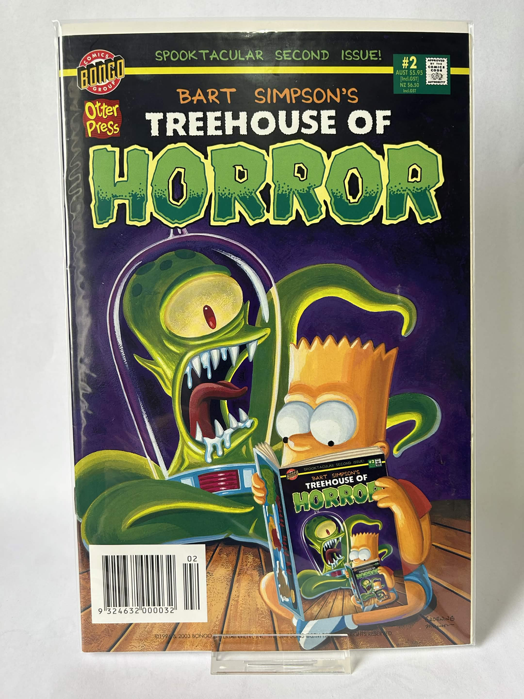 Bart Simpsons Treehouse Of Horror Spooktacular Second Issue, #2, NM & Sleeved