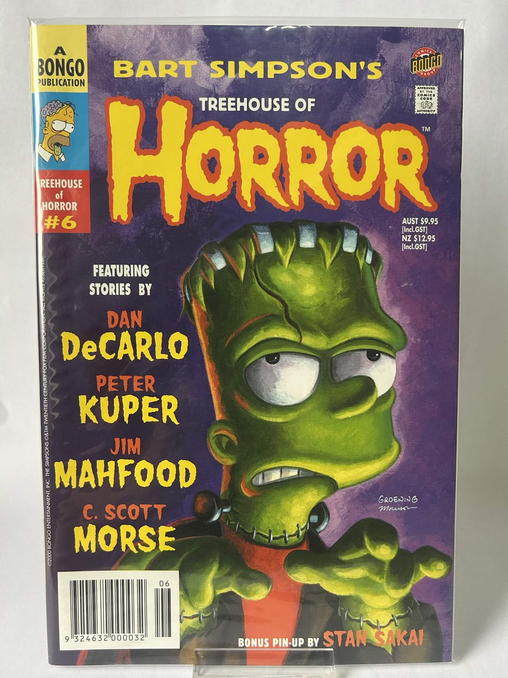 Bart Simpsons Treehouse Of Horror, #6, VF & Sleeved