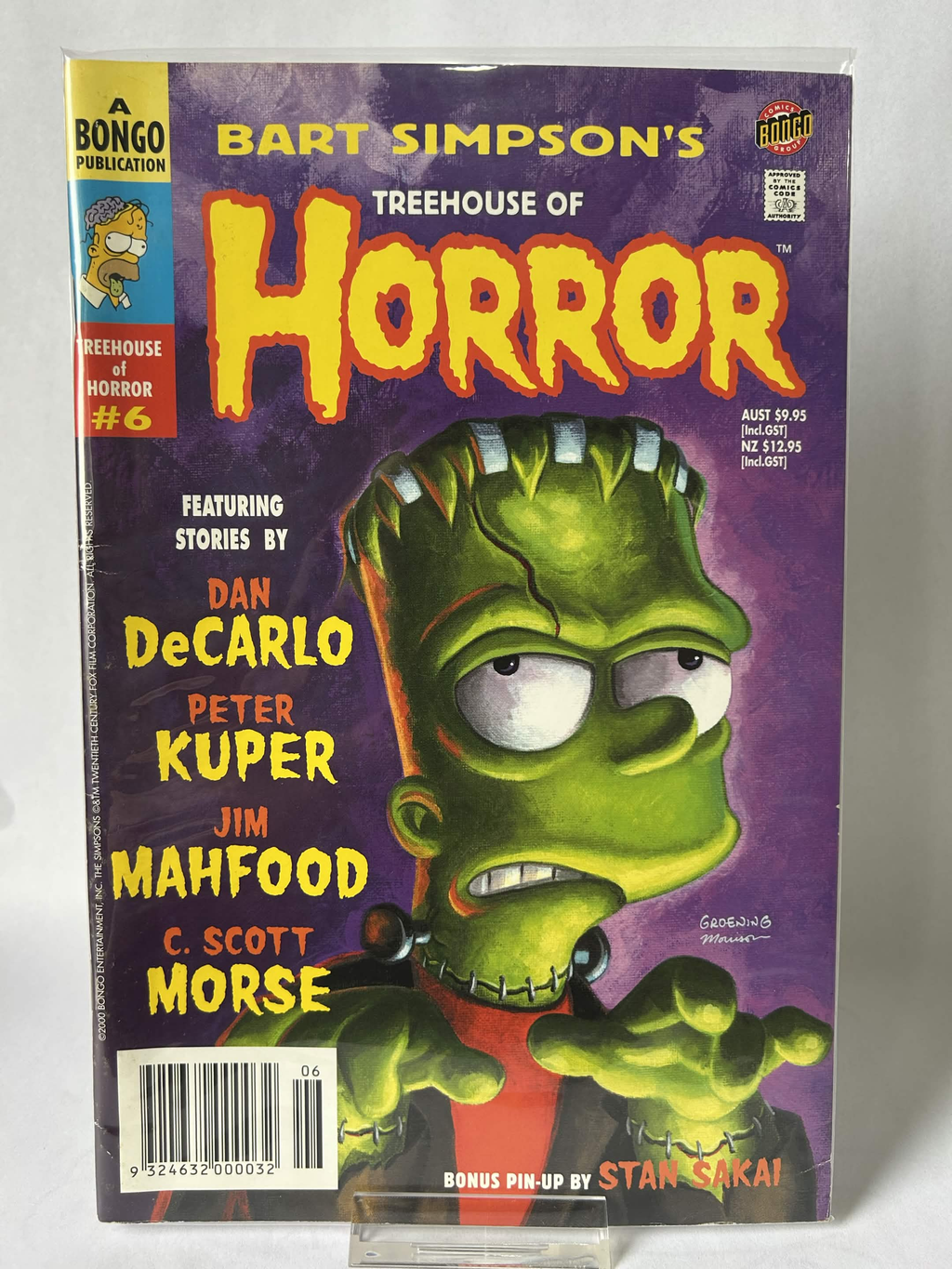 Bart Simpsons Treehouse Of Horror, #6, FN & Sleeved