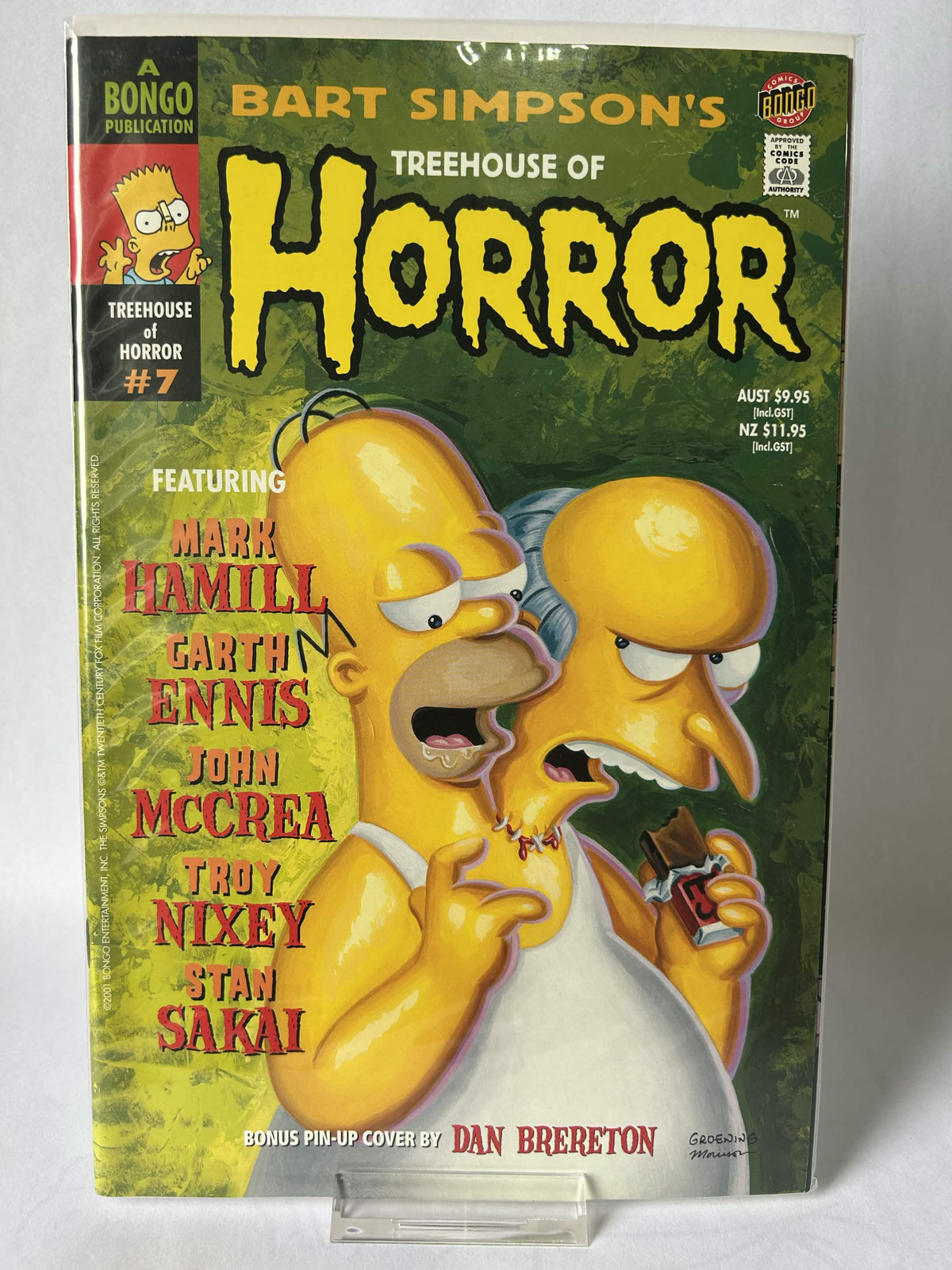 Bart Simpsons Treehouse Of Horror, #7, NM & Sleeved