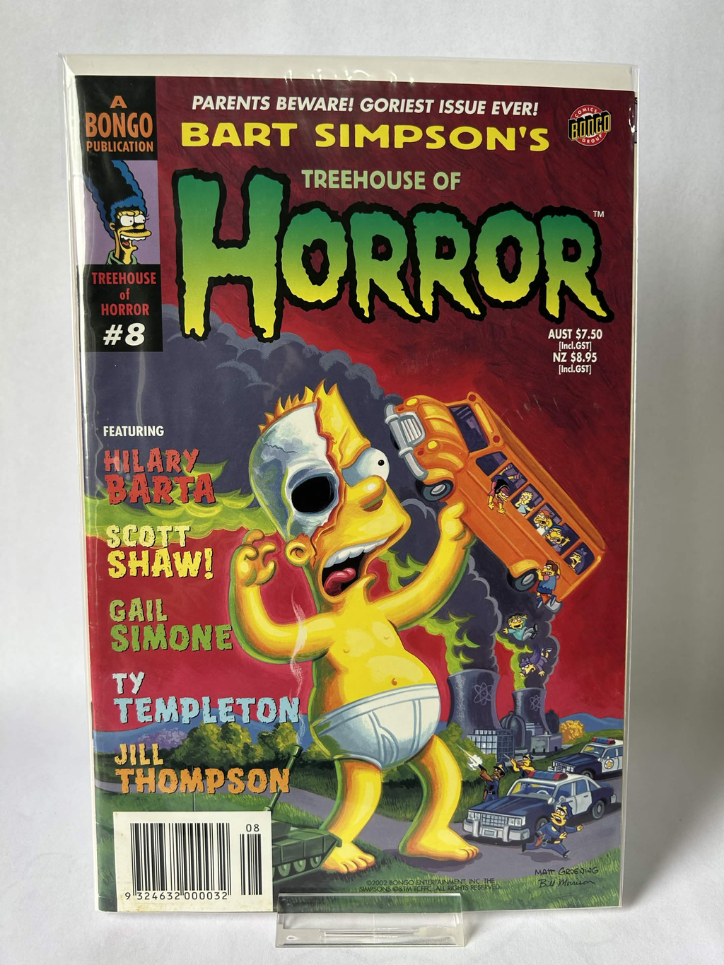 Bart Simpsons Treehouse Of Horror, #8, VF/FN & Sleeved