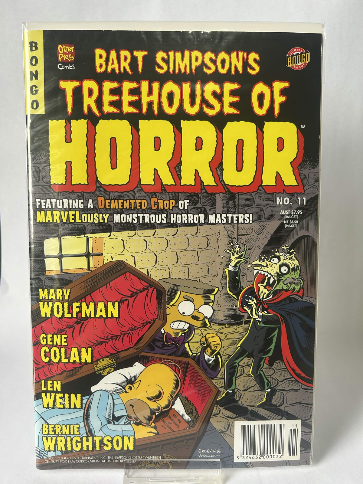 Bart Simpsons Treehouse Of Horror Featuring a demented crop of MARVELously Monstrous Horror Masters! #11, VF