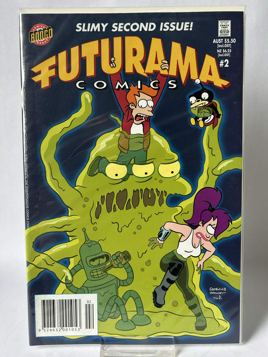 Futurama Slimy Second Issue, #2, NM & Sleeved