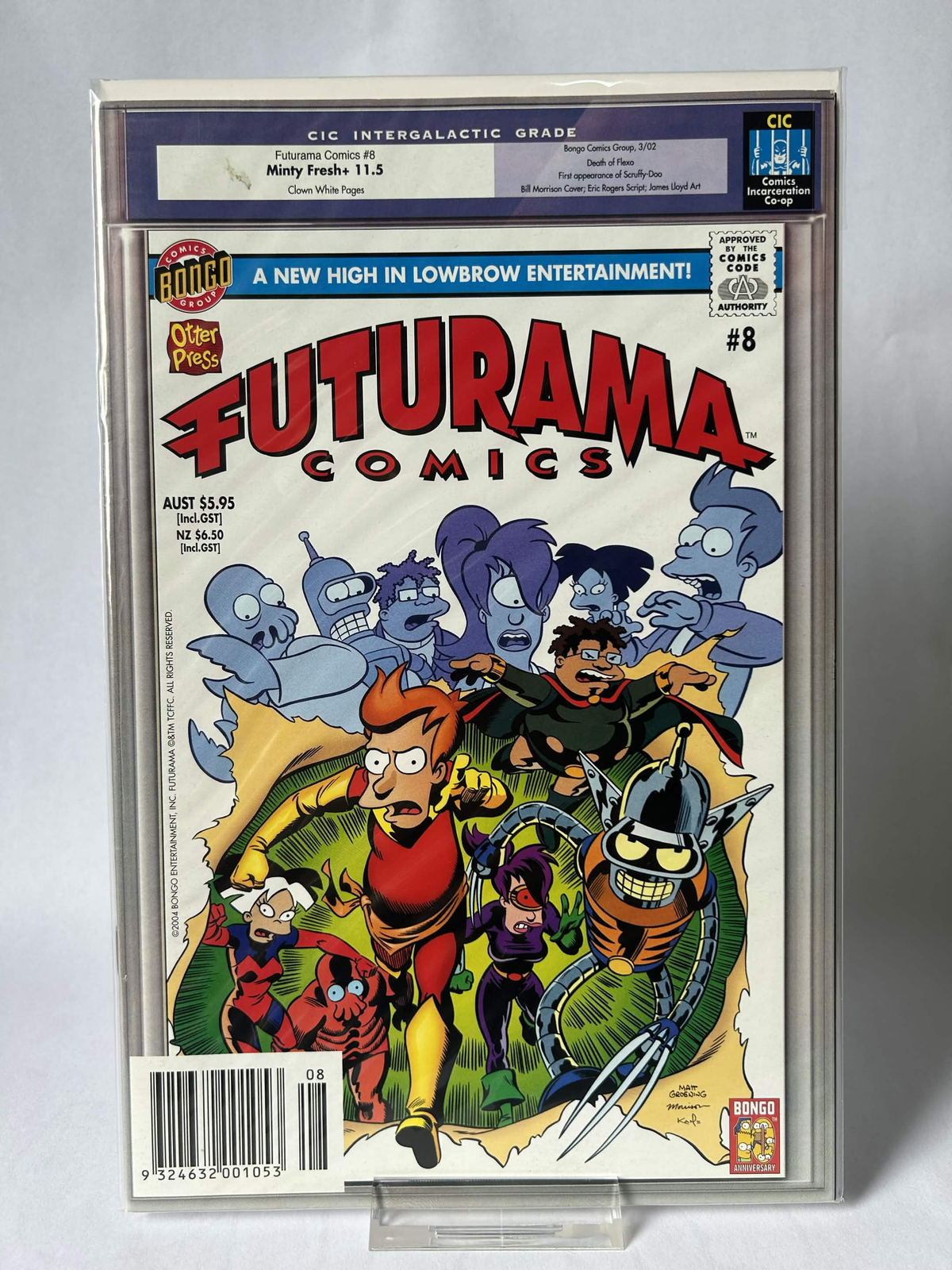 Futurama Comics, A new high in lowbrow entertainment! #8, FN