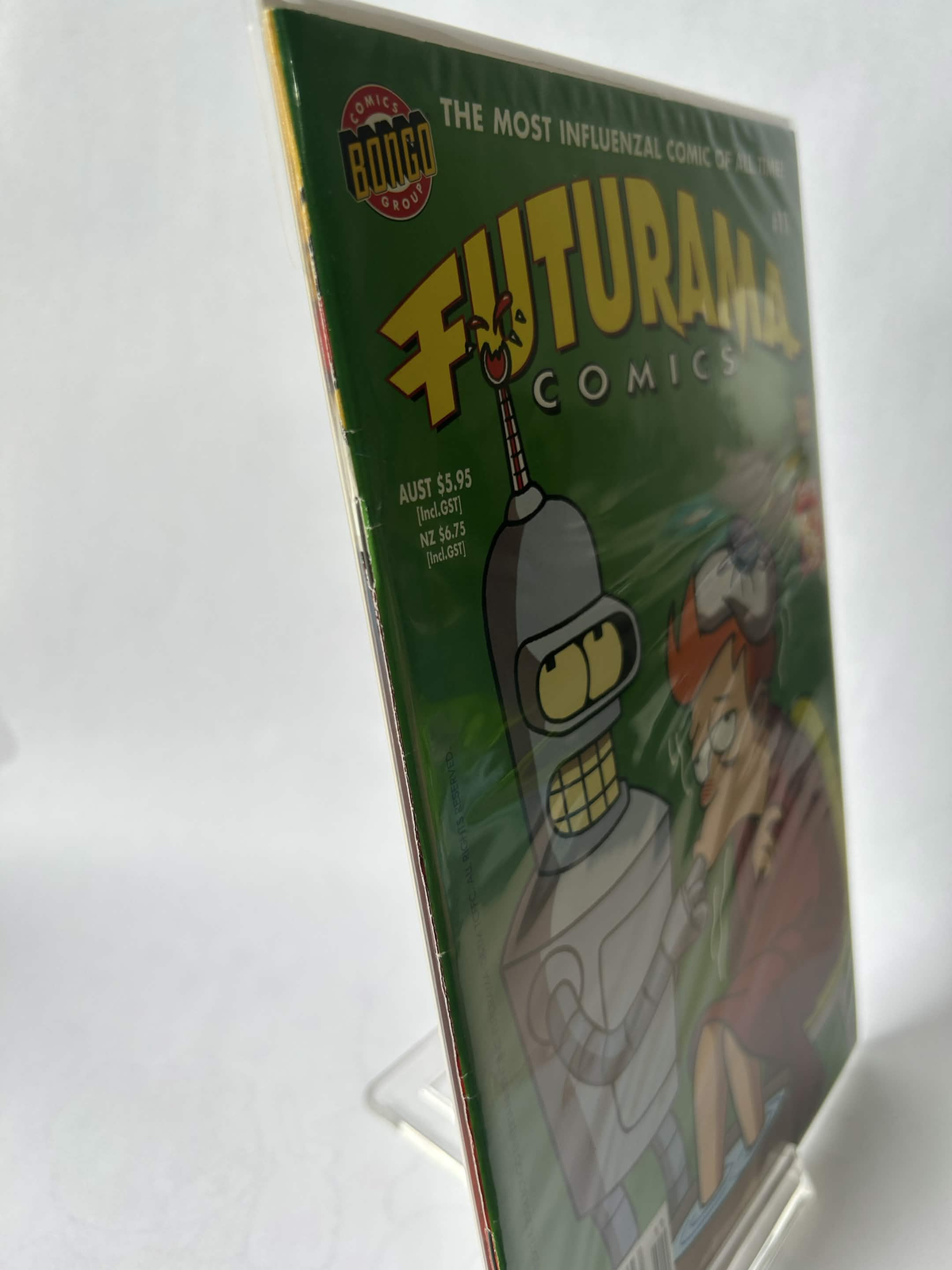 Futurama Comics, The most influenzal comic of all time, #11, FN/VF & Sleeved