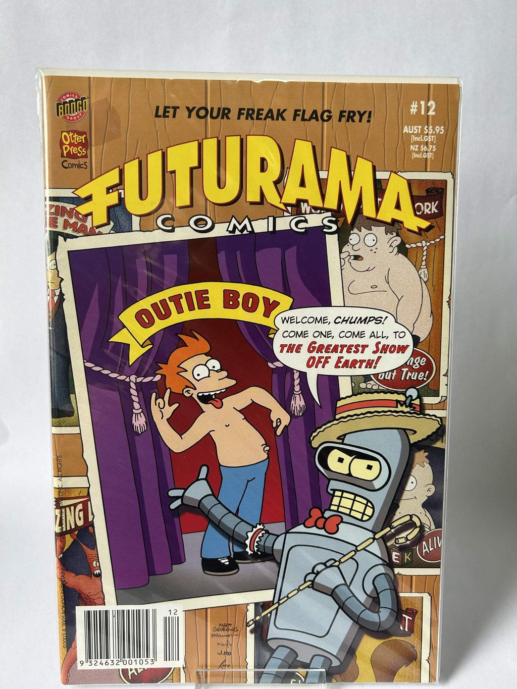Futurama Comics, Let your freak flag fry! #12, FN & Sleeved