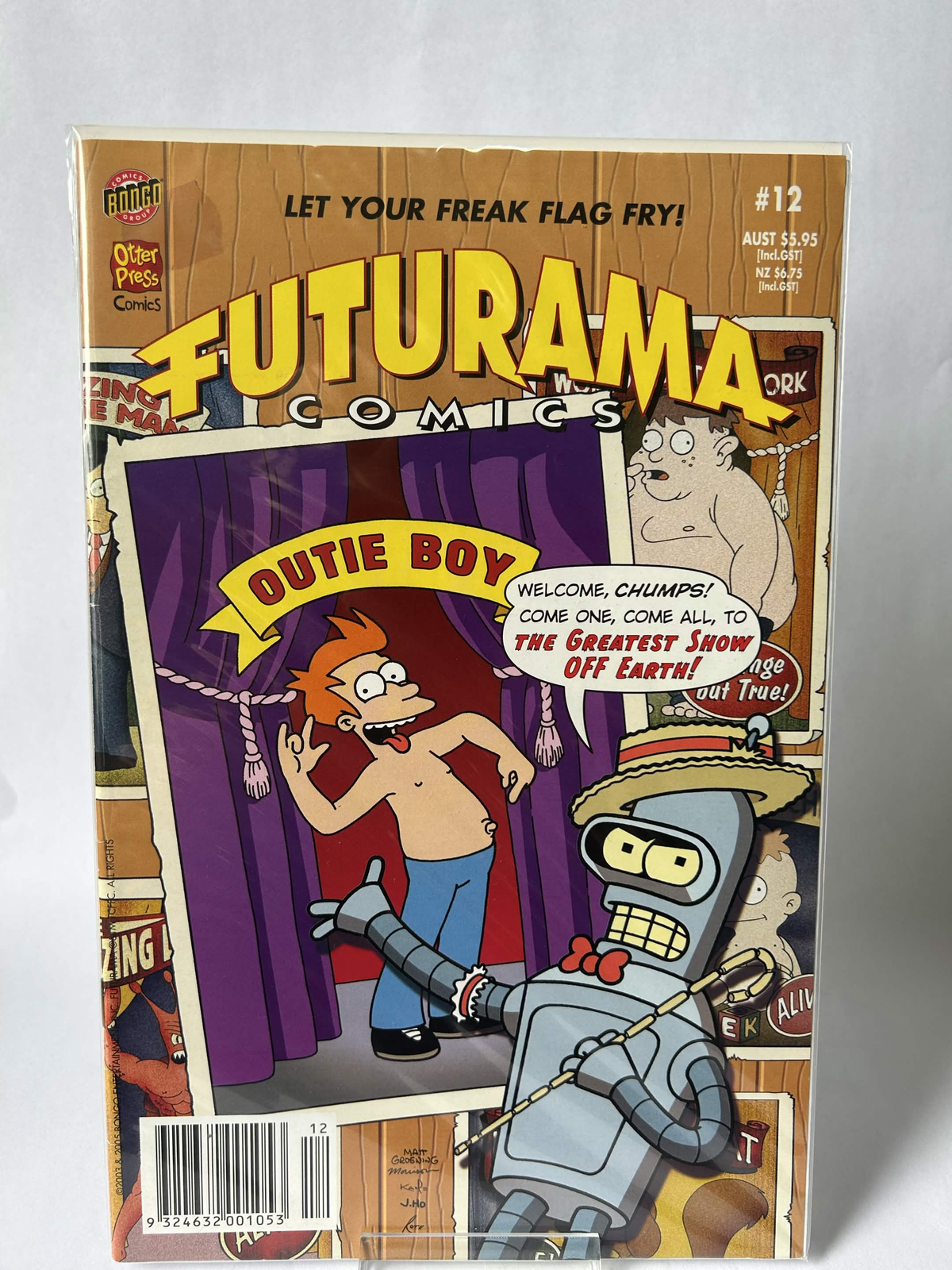 Futurama Comics, Let your freak flag fry! #12, FN & Sleeved
