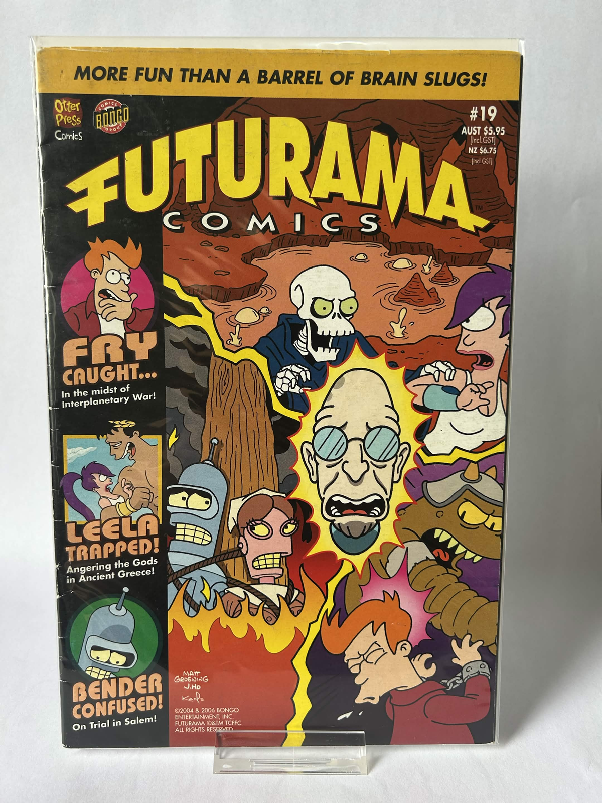Futurama Comics, More fun than a barrel of brain slugs! #19