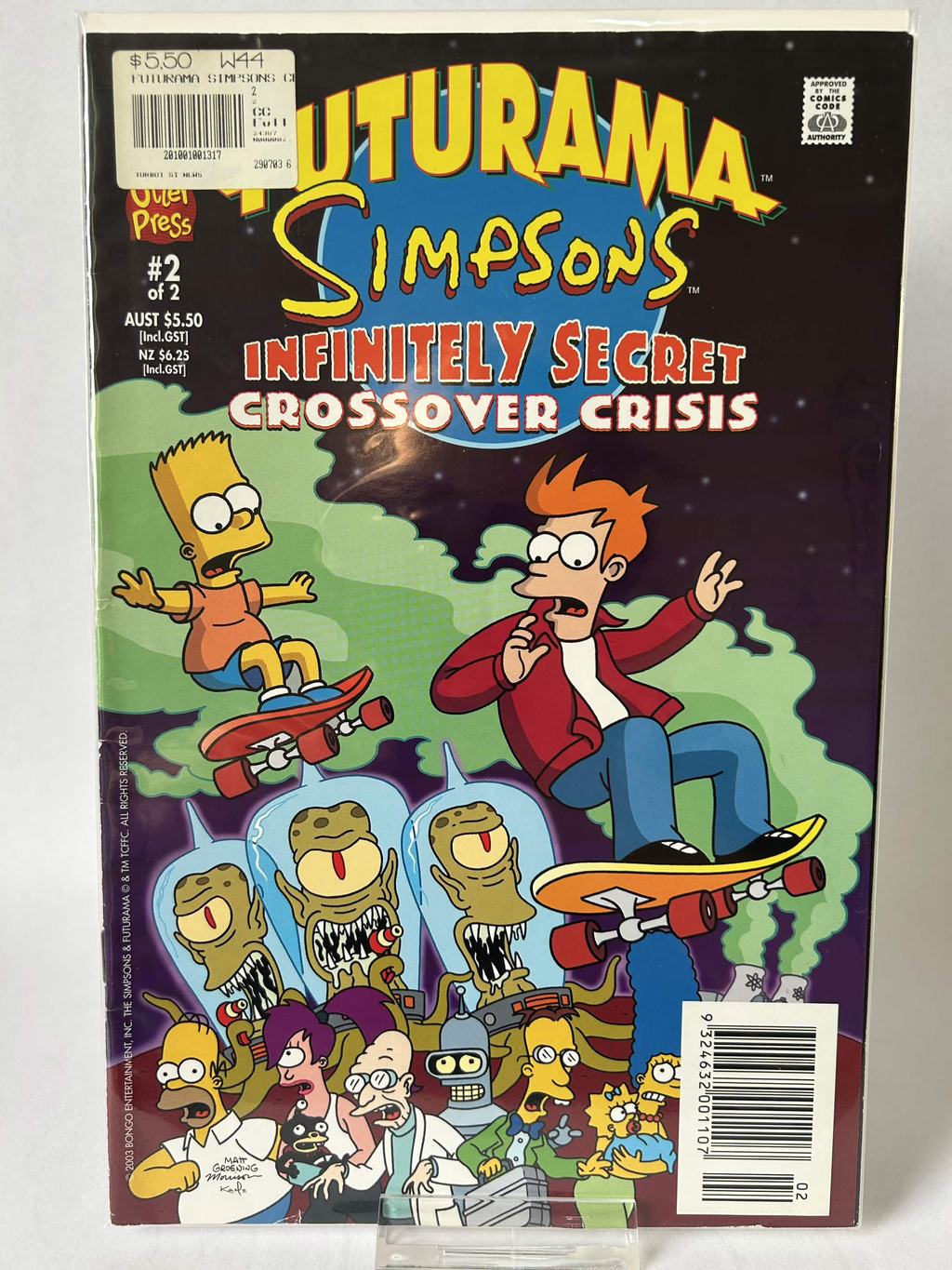 Simpsons Futurama Crossover Crisis Bundle