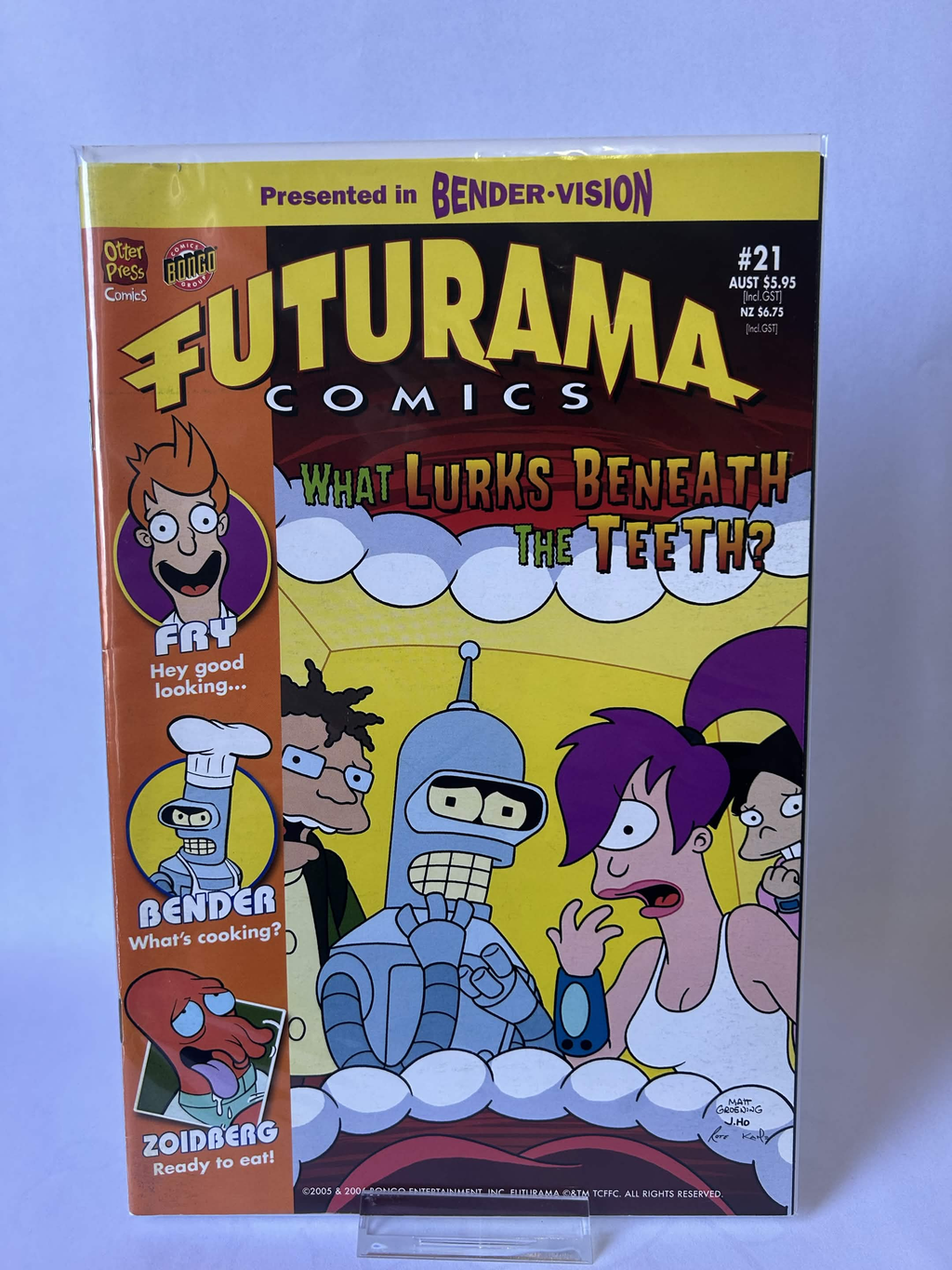 Futurama Comics, Presented in Bender-Vision, #21, FN & Sleeved