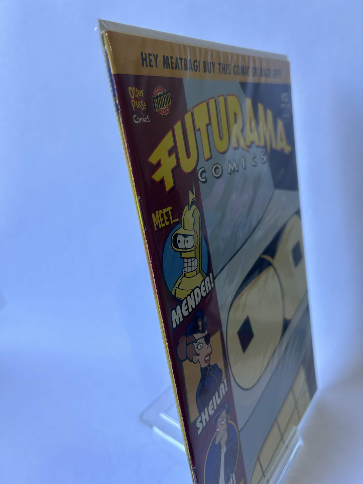 Futurama Comics, Hey MEATBAG! Buy this comic or back off! #23, VF & Sleeved