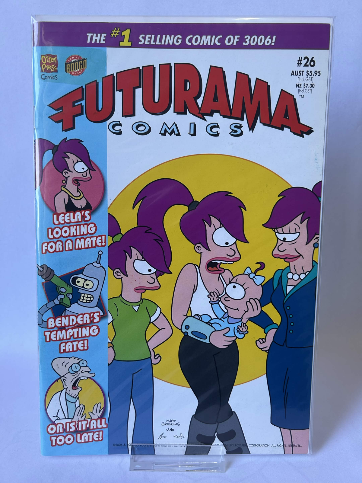 Futurama Comics, THE #1 selling comic of 3006! #26, VF & Sleeved