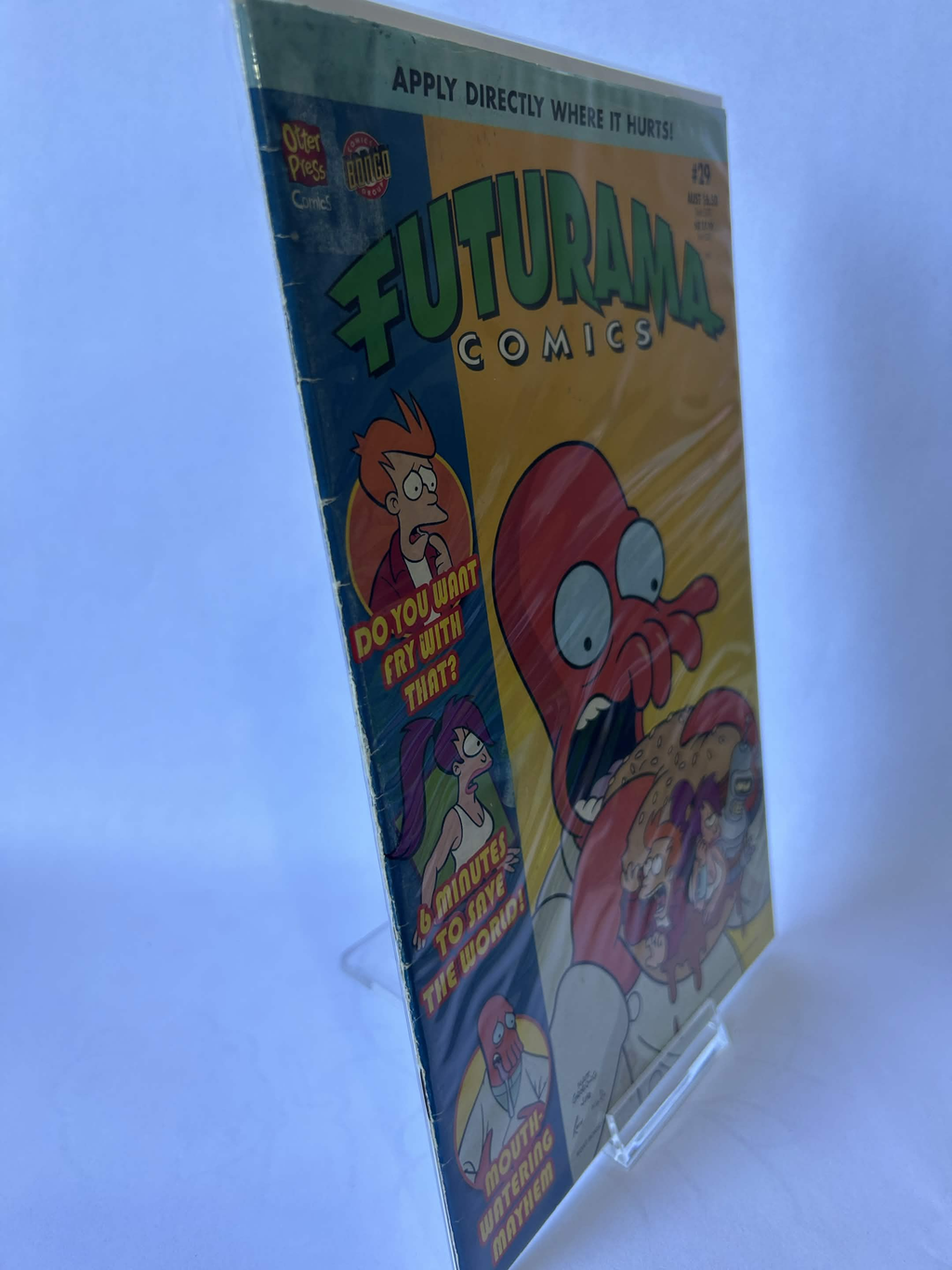 Futurama Comics, Apply directly where it hurts! #29, Damage & Sleeved
