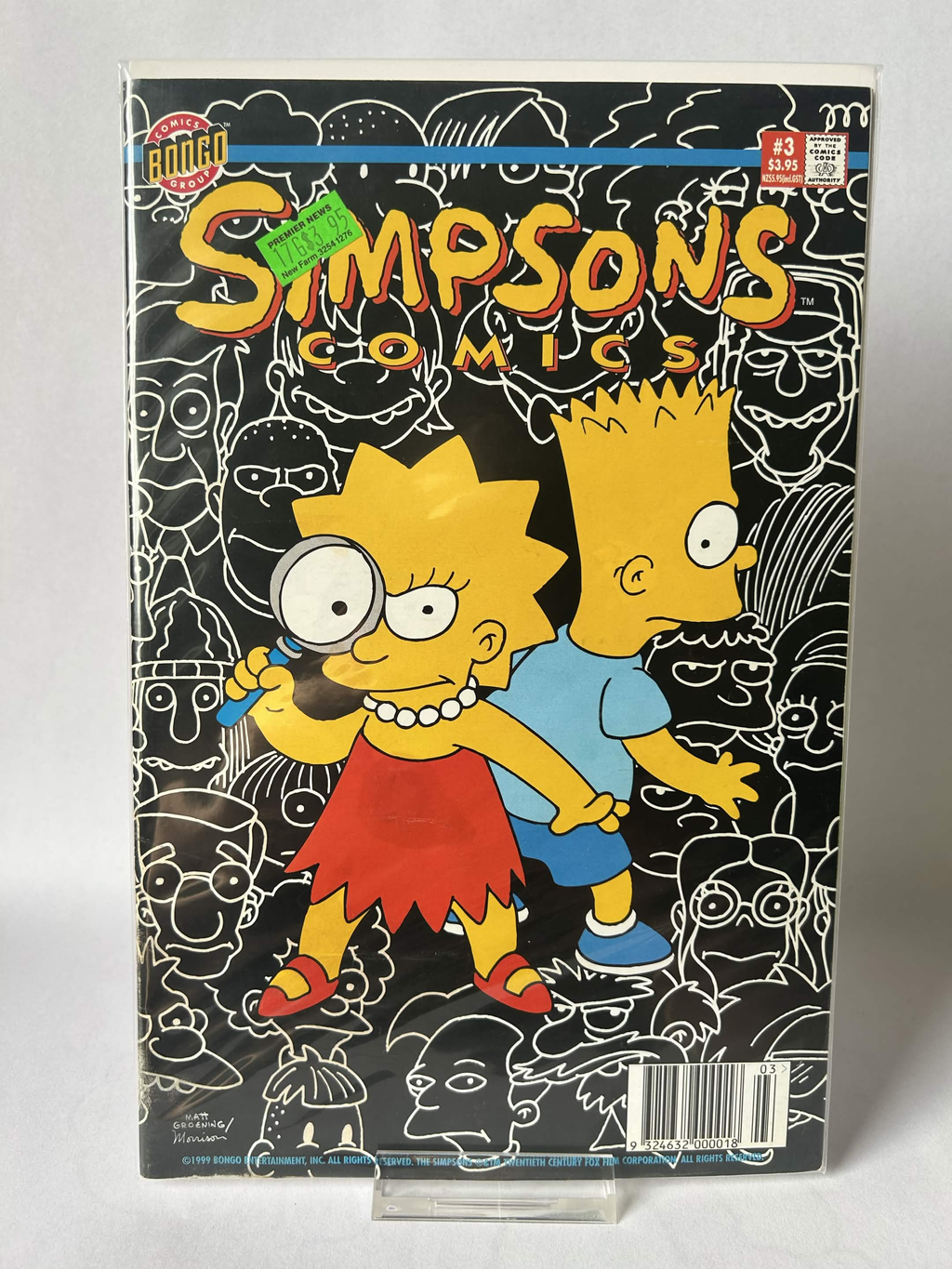 Simpsons Comic, #3, FN & Sleeved