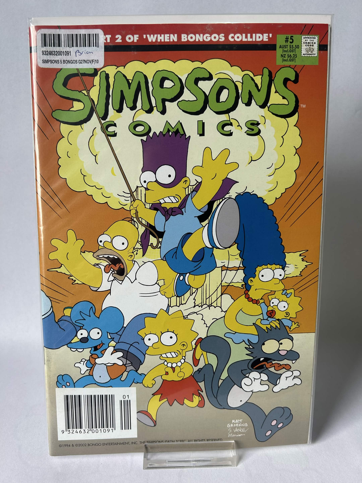 Simpsons Comic, #5, VF & Sleeved