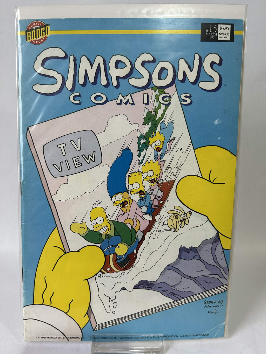 Simpsons Comic, #15, Damage & Sleeved