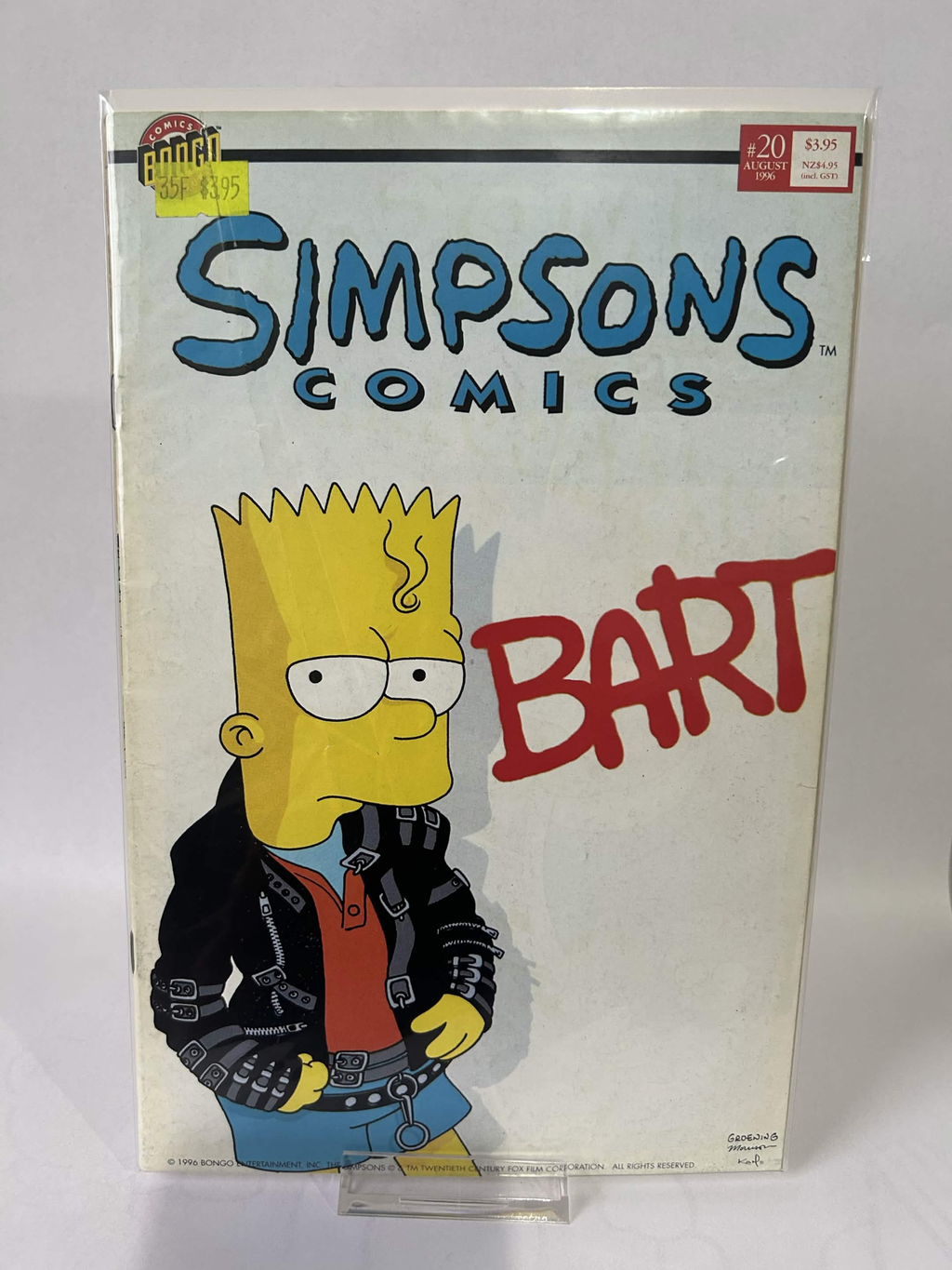 Simpsons Comic, #20, Damage & Sleeved