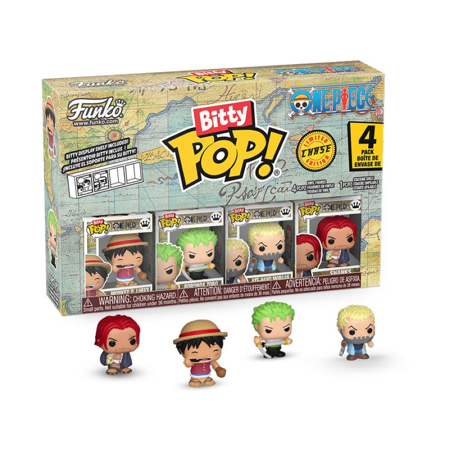 One Piece - Luffy Bitty Pop! 4 Pack